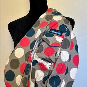 Kavu Multicolor Polka Dot Crossbody Bag